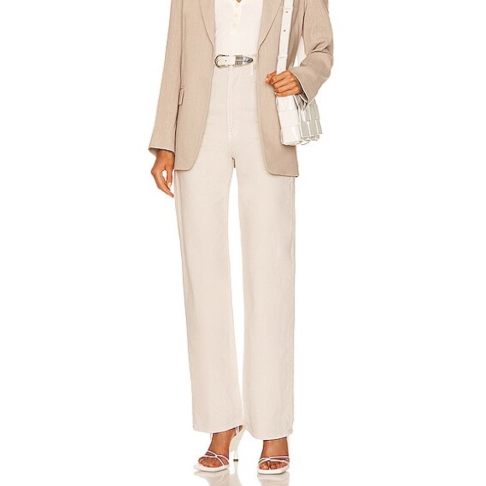 MOTHER High Rise Tan Jeans